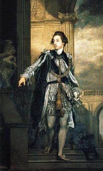 Sir Joshua Reynolds Portrait of Frederick Howard, 5th Earl of Carlisle Sweden oil painting art
